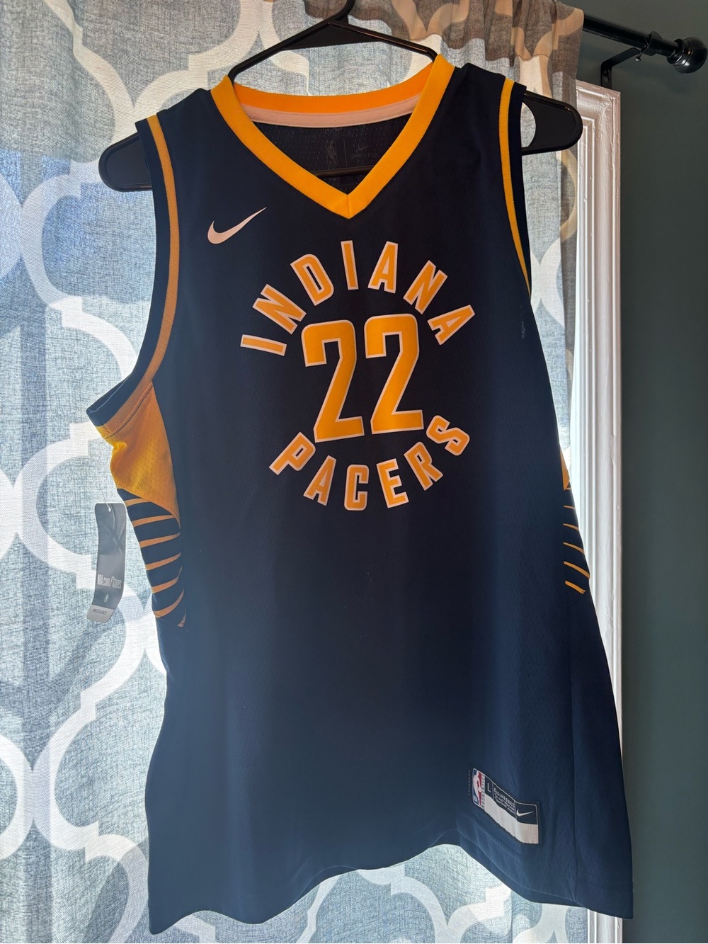 Nike Indiana Pacers #22 (LeVert) Jersey - Navy and Gold YOUTH L
